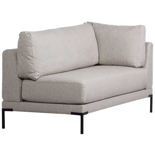 Bank Belriro polyester grijs links