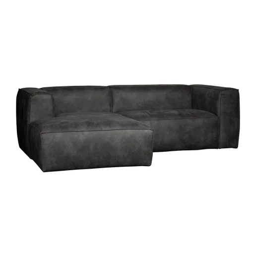 Chaise longue Belis zwart links