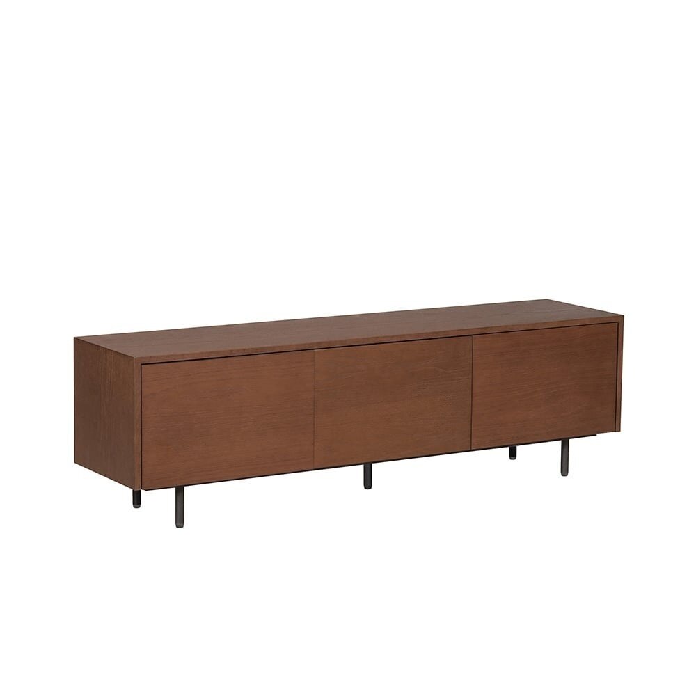 Tv-meubel Ole rubberwood rustiek eiken 150 cm 150 cm
