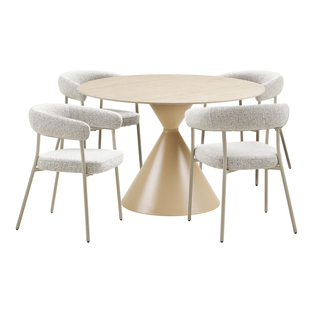 Eethoek Ilar staal zand 58 cm