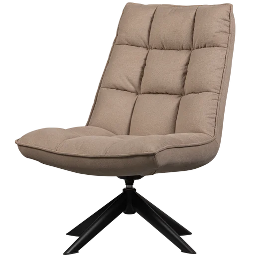 Fauteuil Graro polyester beige 70 cm