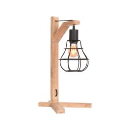 Tafellamp Levia metaal zwart 29 cm