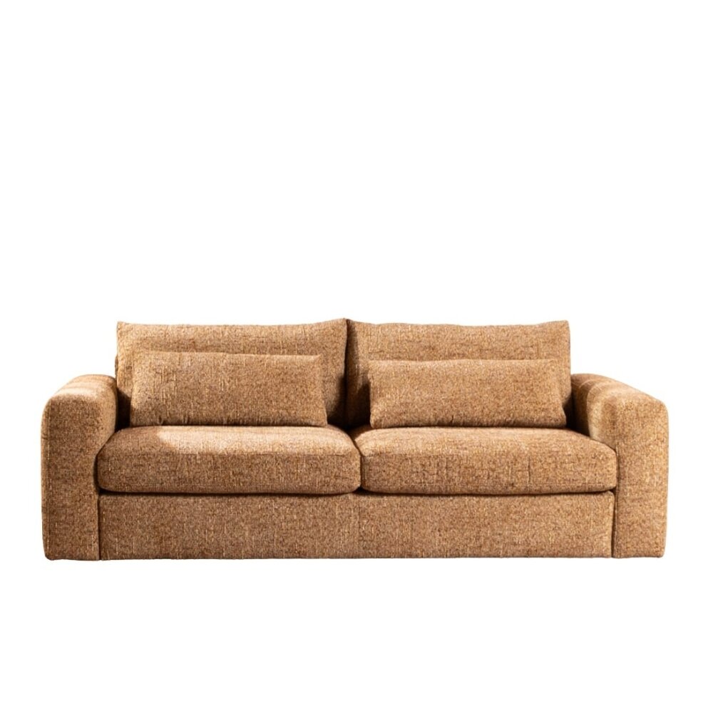 Bank Calia miscanto 90 ocher okergeel 3-zits