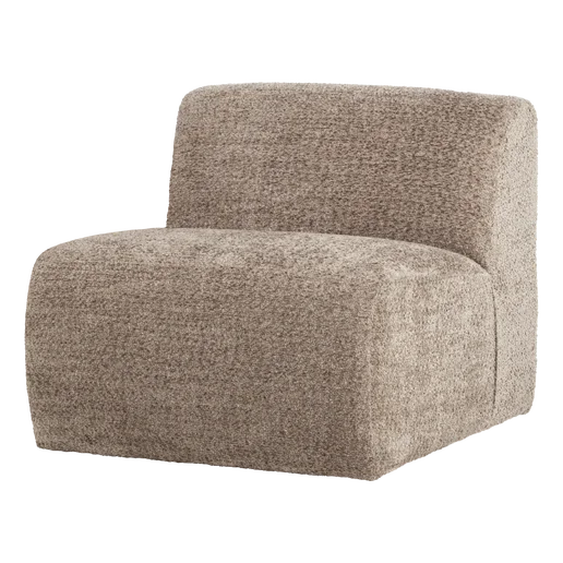 Bank Galla wol beige 1-zits 84 cm