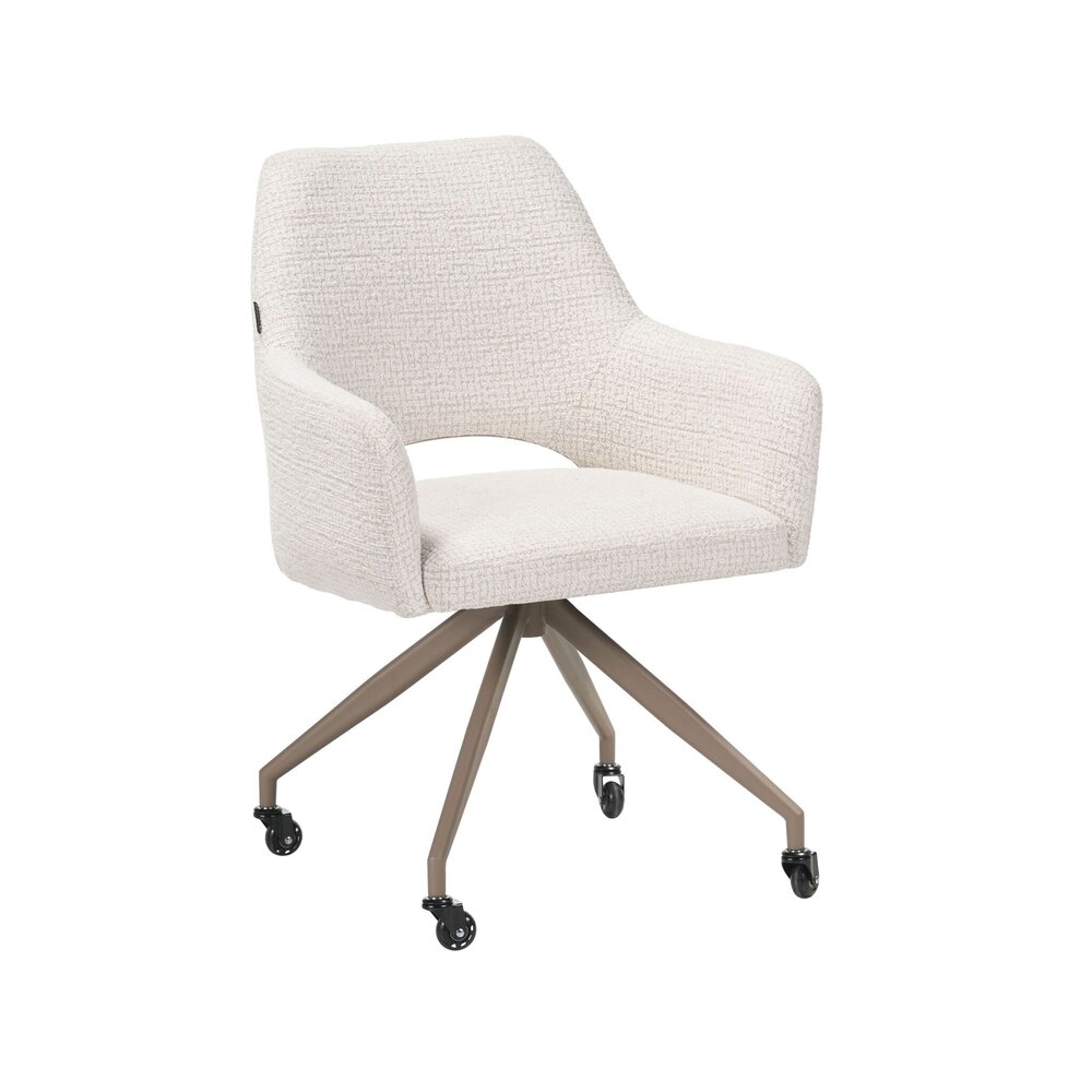 Stoel Lorla multiplex beige gemeleerd