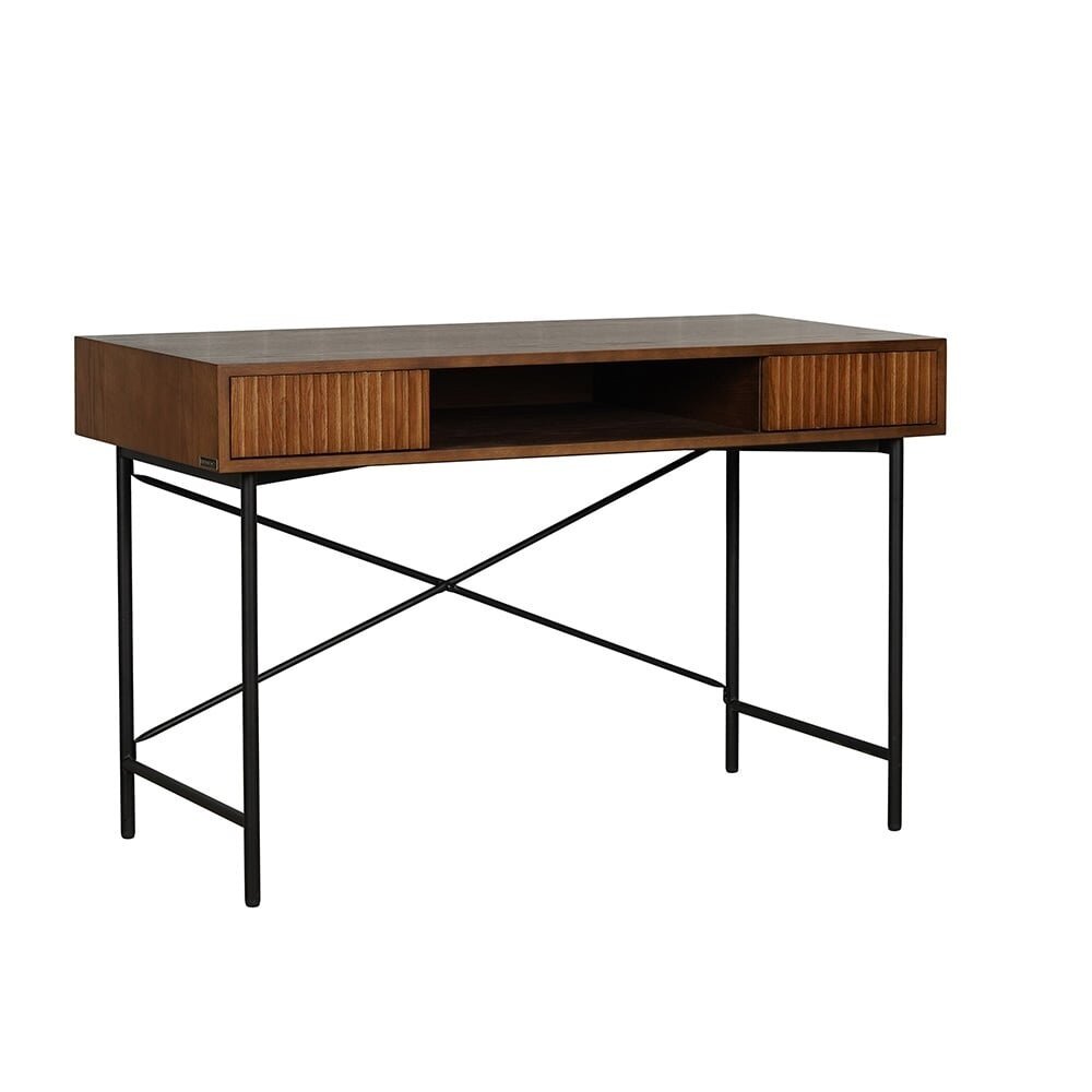 Bureau Linvo rubberwood rustiek eiken