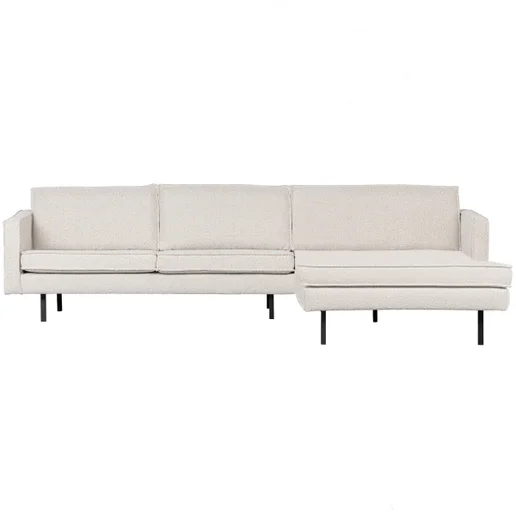 Chaise longue Tero polyester naturel rechts 300 cm