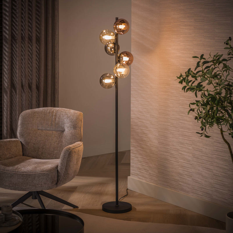 Vloerlamp Halro 6-lichts