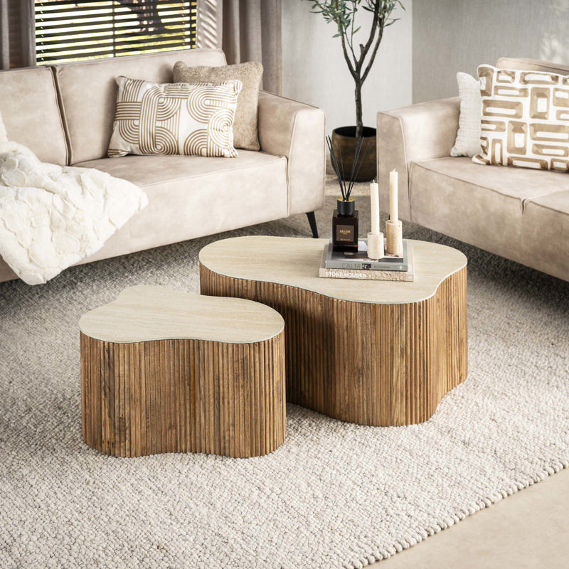 Salontafel Jasio set van 2