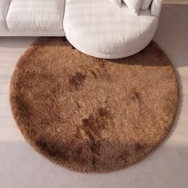 Vloerkleed Leve polyester chocolate 200 cm