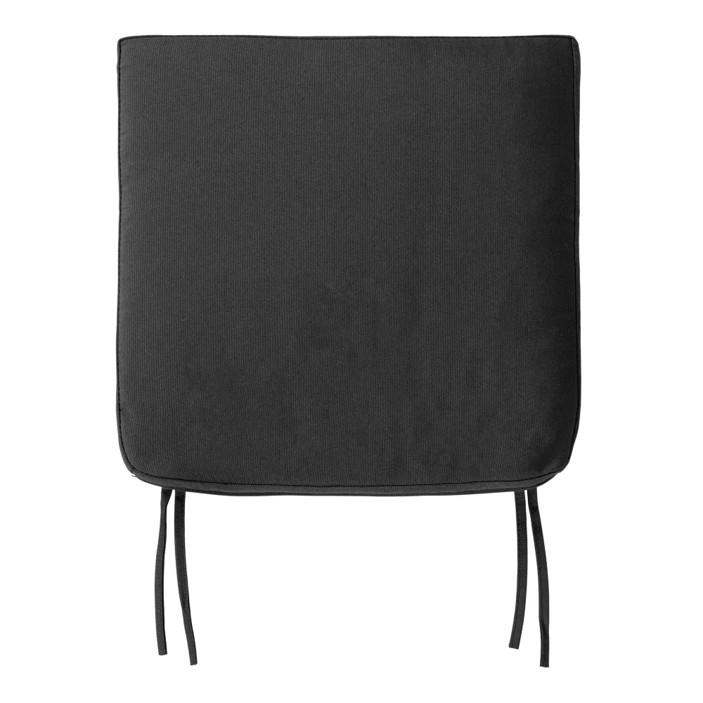 Kussen Ulmi polyester zwart 37 cm