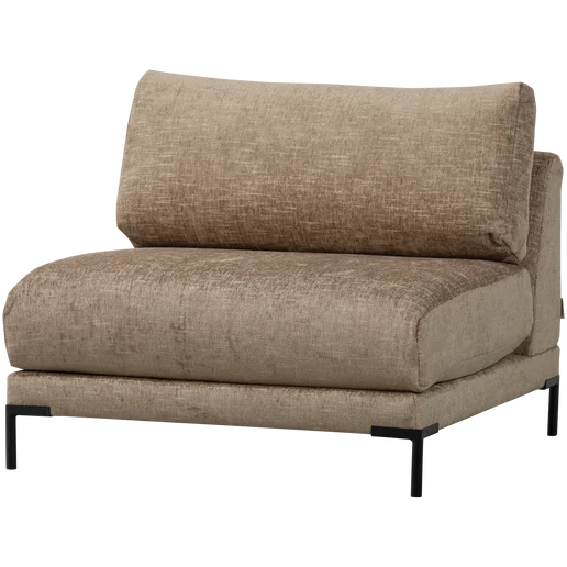 Bank Dalmo stof beige 100 cm