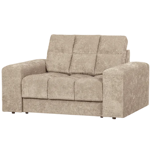 Bank Olvero polyester naturel 136 × 78 cm hoog