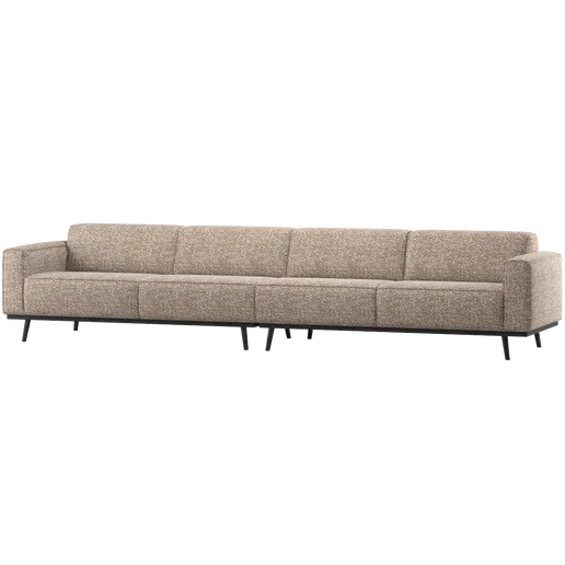 Bank Zanlovo bruin 4-zits 372 cm