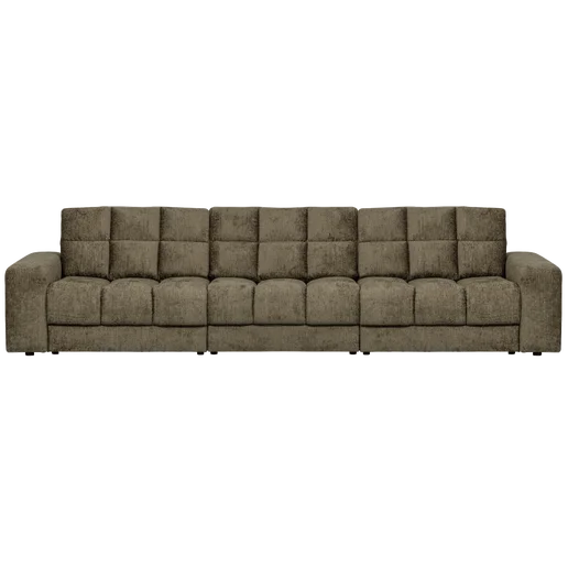 Bank Selriro polyester groen 3-zits