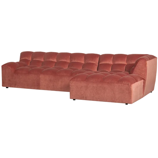 Chaise longue Talto polyester oranje rechts