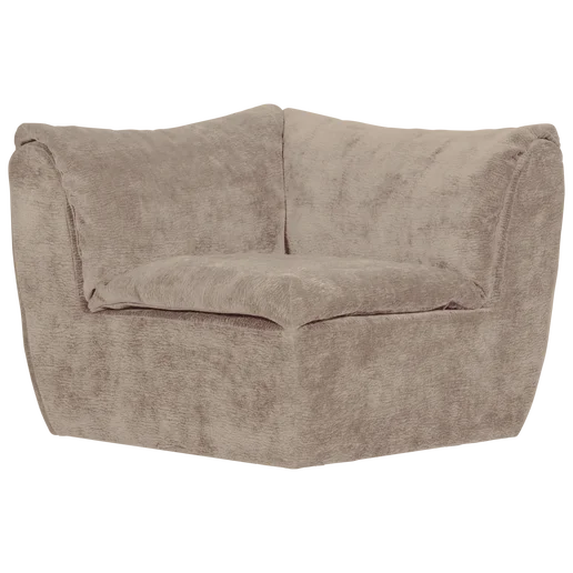 Bank Dallona polyester beige 96 × 81 cm hoog