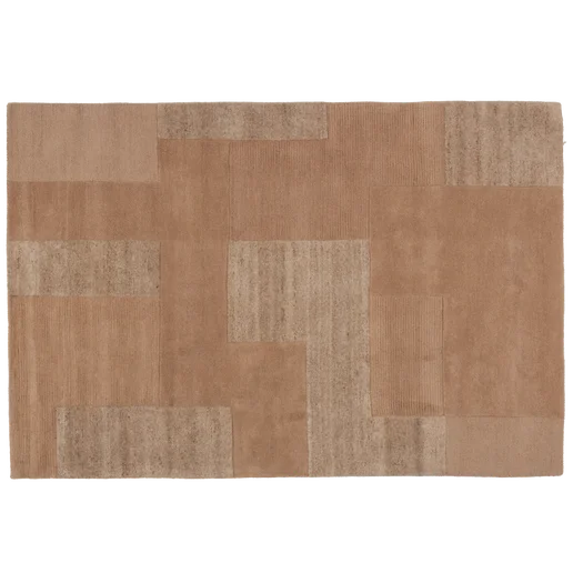 Vloerkleed Vesio wol beige 170 × 1 cm hoog