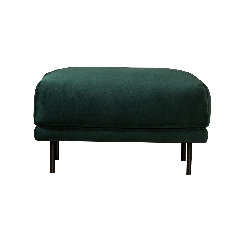 Poef Vala velours groen 90 cm
