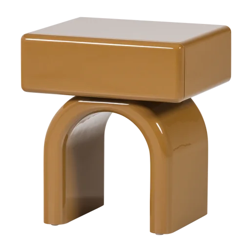 Nachtkastje Talio MDF geel 50 cm