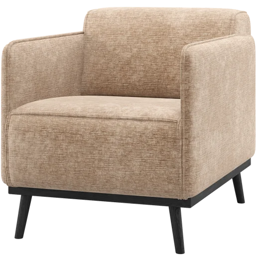 Fauteuil Dalon roze 72 × 77 cm hoog