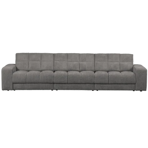 Bank Alrimi polyester grijs 3-zits