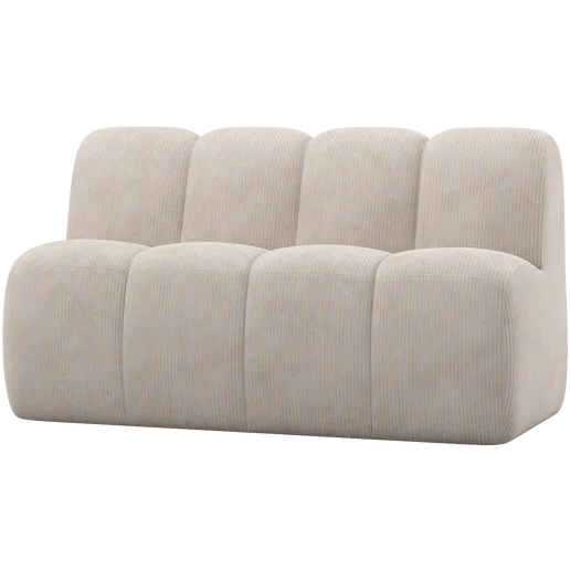Bank Grario beige 164 cm 164 cm