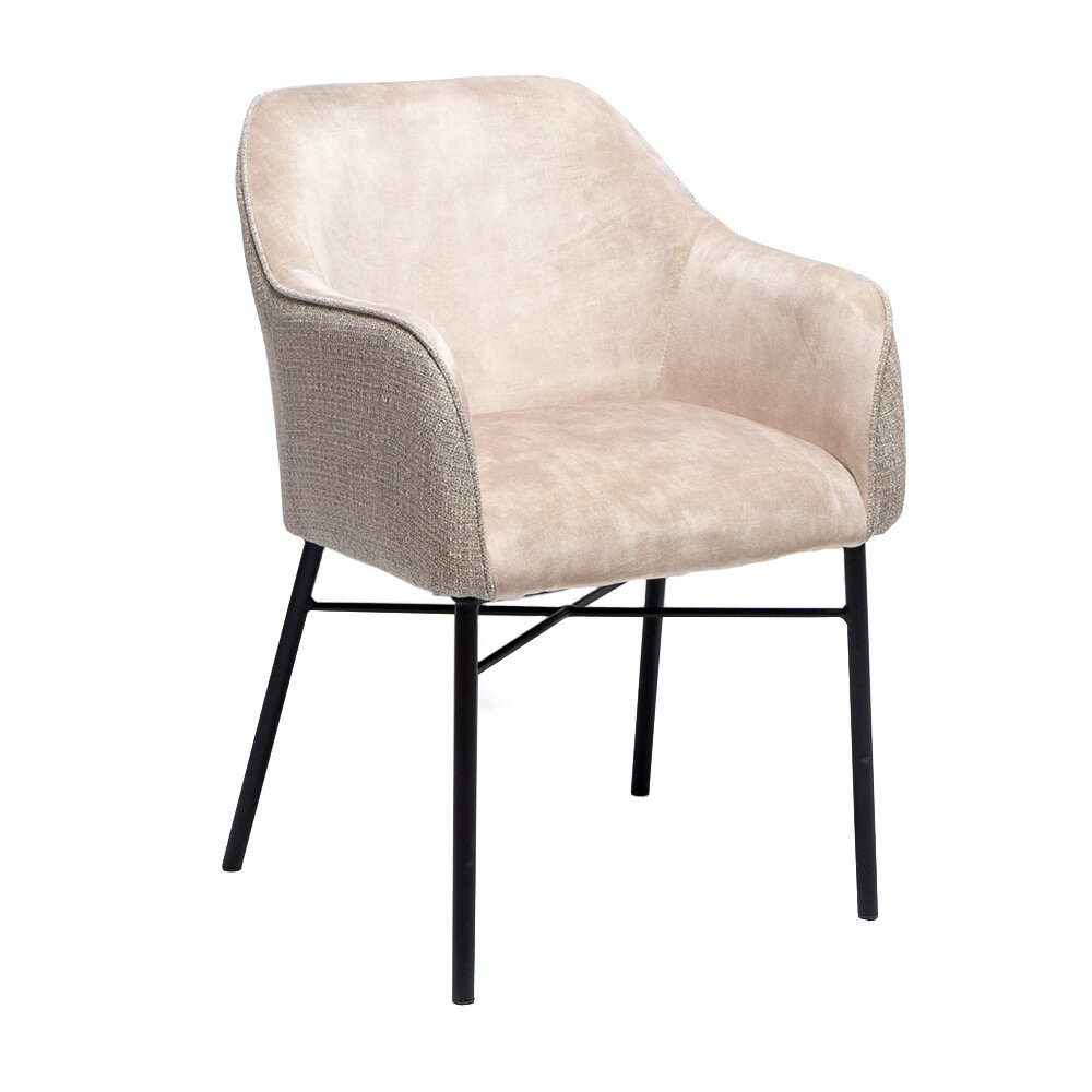 Stoel Veson velours beige 57 cm