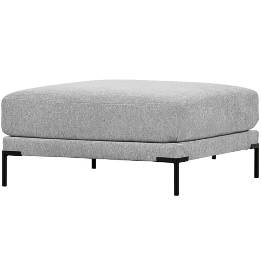 Poef Zanar polyester grijs 100 cm 100 cm