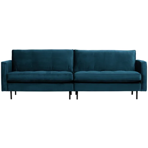 Bank Fioriro velours 3-zits 275 × 83 cm hoog