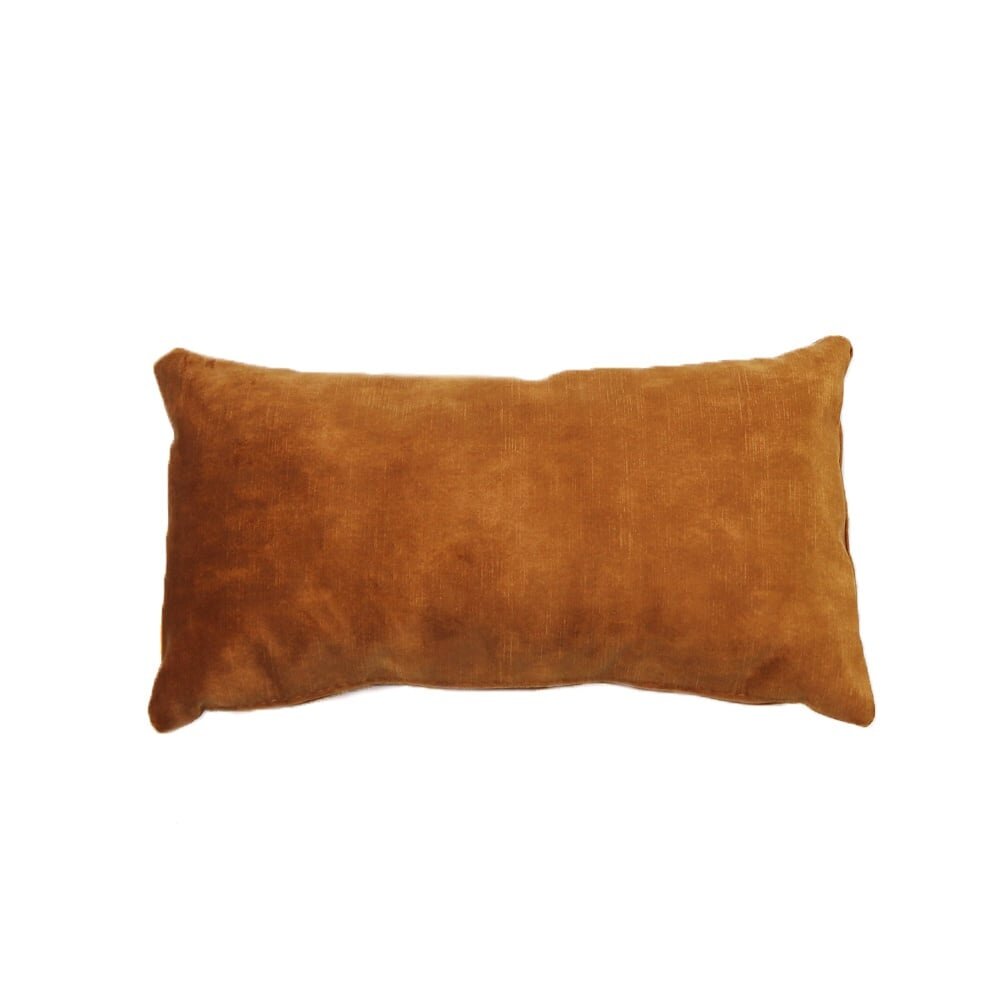 Kussen Galon velours okergeel 25 × 45 cm
