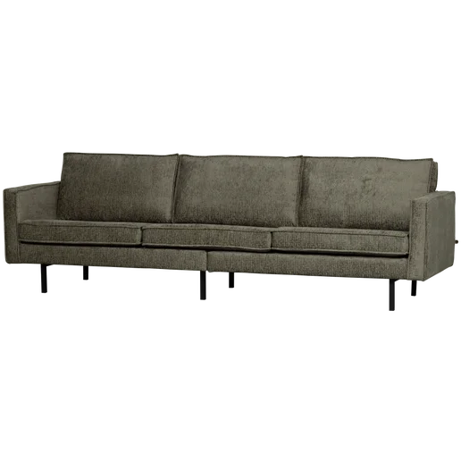 Bank Pertela velours blauw 3-zits 277 cm