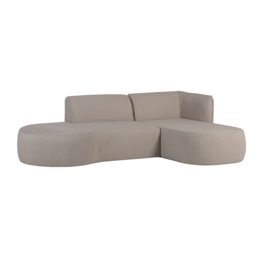 Loungeset Hele aluminium naturel rechts