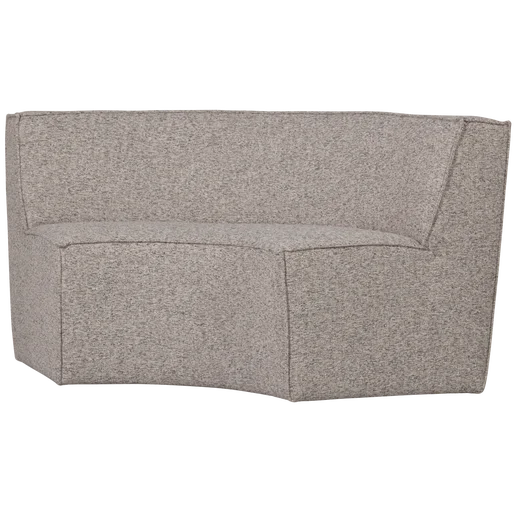 Bank Ralris polyester beige 2-zits 186 cm
