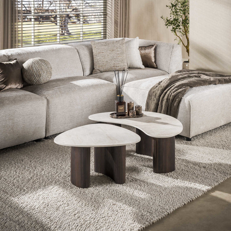 Salontafel Rala organisch set van 2