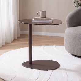 Bijzettafel Kalna metaal bruin