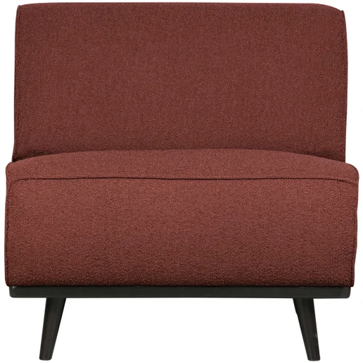 Bank Galmoel polyester rood 1-zits