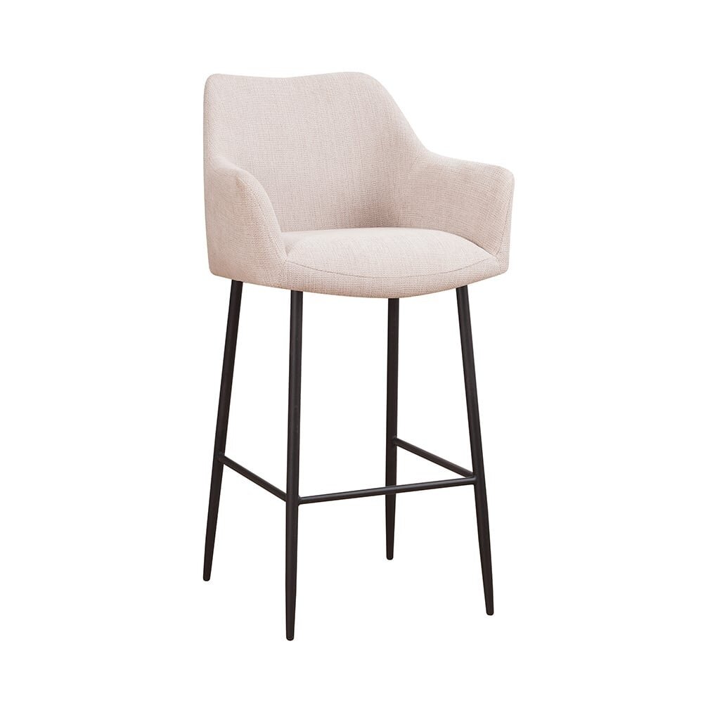Barkruk Olan gerecycled polyester beige 78 cm
