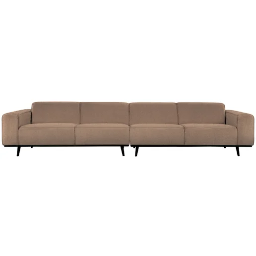 Bank Ilvear polyester grijs 4-zits 372 cm 372 cm