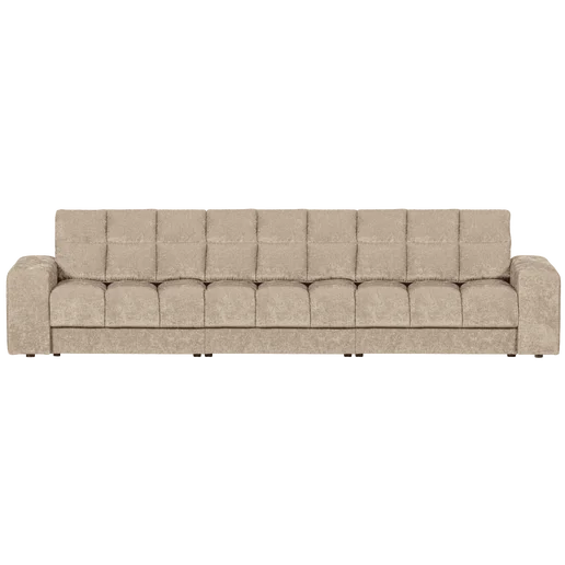 Bank Talvemi polyester naturel 3-zits 316 × 78 cm hoog