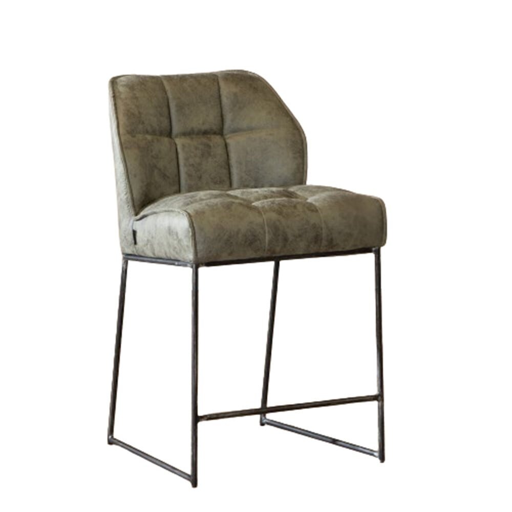 Barkruk Talmi microvezel groen 70 cm