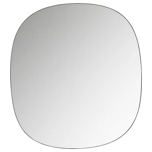 Spiegel Fioro glas zwart 55 cm