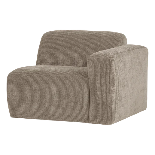 Bank Ulto beige 1-zits rechts 105 cm