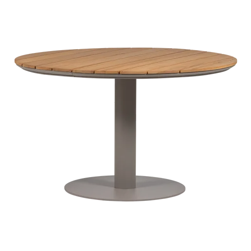 Tuintafel Halis aluminium naturel Ø122 cm