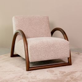 Fauteuil Rosro beige superb 70 cm