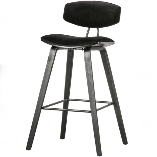 Barkruk Armi polyester zwart