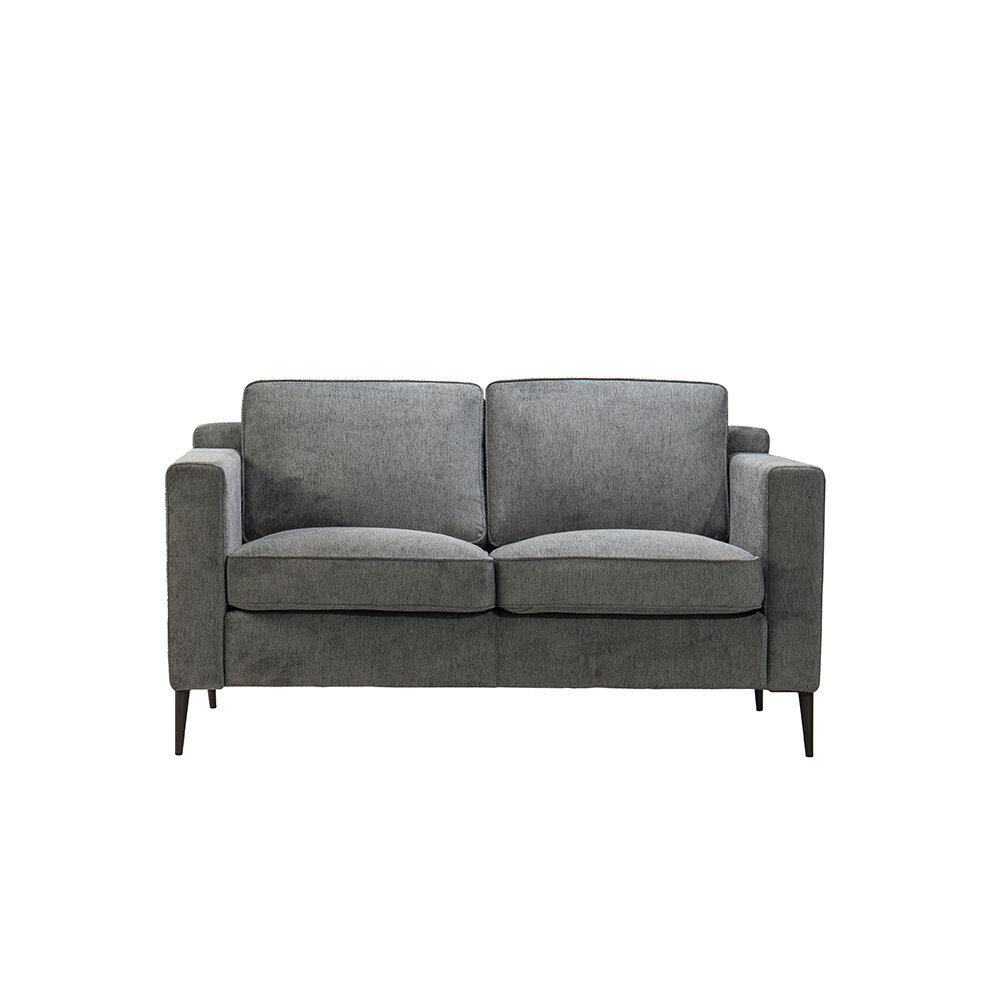 Bank Melon polyester antraciet 2-zits