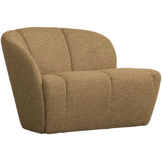Bankje Noron bruin 2-zits links 112 × 73 cm hoog