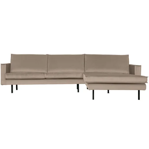 Chaise longue Arna polyester groen rechts 300 cm