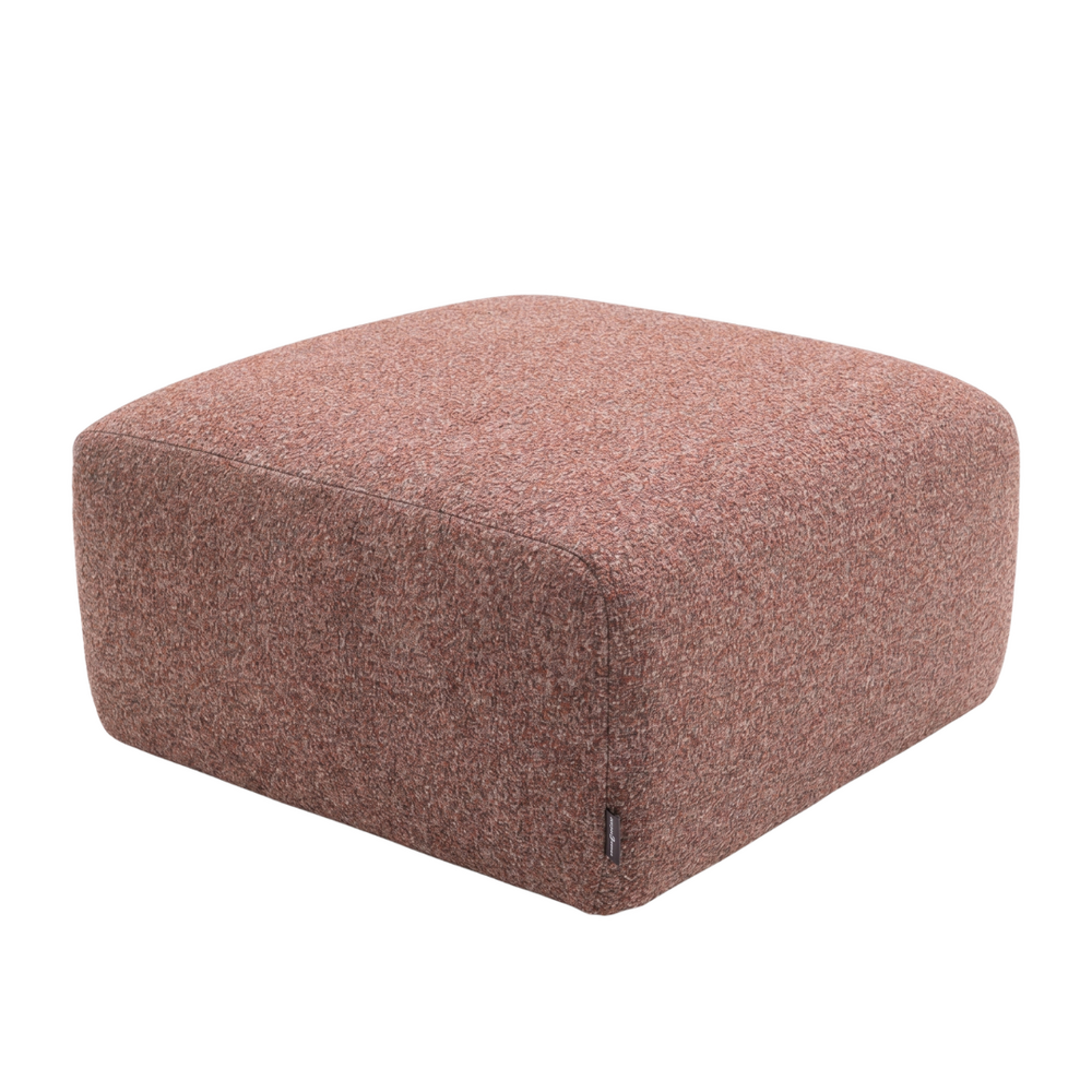 Poef Galmi bouclé rood